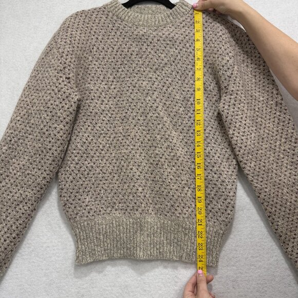 Vintage Casco Bay Traders Sweater Mens Medium Wool Nylon Knit Pullover USA 90s - Picture 3 of 6